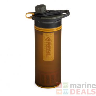 GRAYL GeoPress Purifier Water Bottle Nature Edition 710ml Coyote Amber