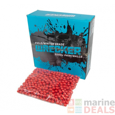 Wrecker Winter .68 Cal Paintballs with Red Fill Qty 2000