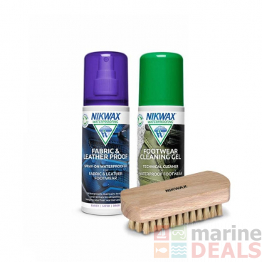 Nikwax Fabric & Leather Footwear Cleaning and Waterproofing Kit