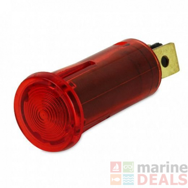 Hella Marine Pilot Lamp 12.5mm Red 12v