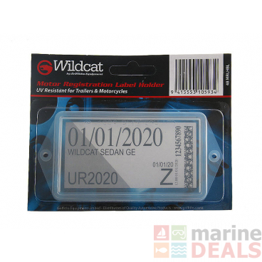 Wildcat Trailer Registration Sticker Holder