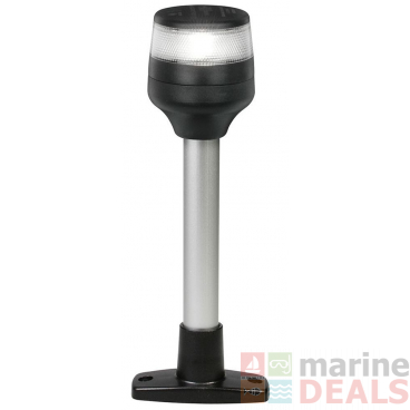 Hella Marine 2NM NaviLED 360 All Round White Navigation Lamp Fixed Pole 200mm Black