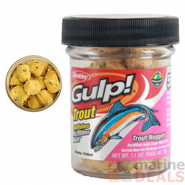 Berkley Gulp Alive Trout Nugget Chunky Cheese