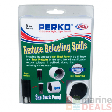 Perko Inlet Check Valve and Surge Protector Combo Pack