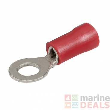 NARVA 4.3mm Insulated Ring Terminal Red Qty 25