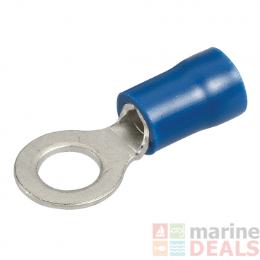 NARVA 5.0mm Insulated Ring Terminal Blue Qty 25
