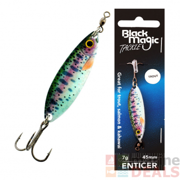Black Magic Enticer Freshwater Lure 7g Trout