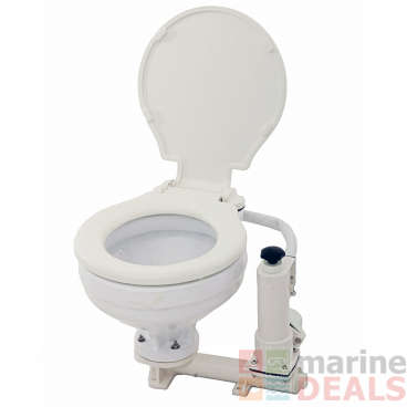 Manual Marine Toilet with Seat and Cover