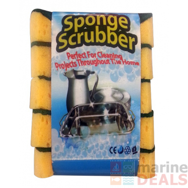 Sponge Scouring Pad 5pc Pack