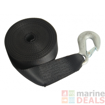 AL-KO Winch Webbing Strap with Snap Hook 8m 1200kg