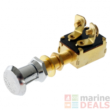 Sierra MP39520 Chrome Knob On-Off Marine Push-Pull Switch