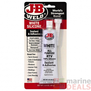 J-B Weld All Purpose RTV Silicone Sealant and Adhesive 85g White