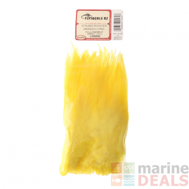 Wapsi Strung Rooster Saddle Hackle Yellow