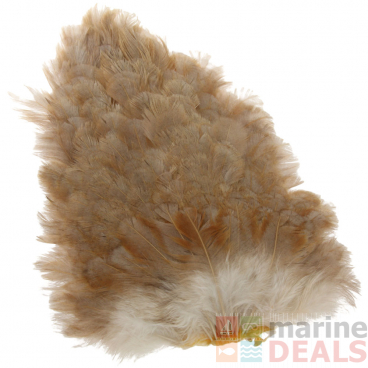 Wapsi Soft Hackle Hen Saddle Patch Ginger