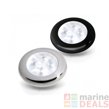 Hella Marine White 0.5w LED Enhanced Brightness Round Courtesy Lamp