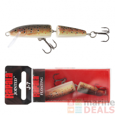 Rapala Jointed Floating Lure 7cm Brown Trout