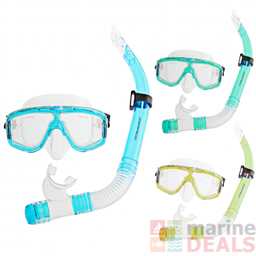 Mirage Cruise Adult Silicone Dive Mask and Snorkel Set