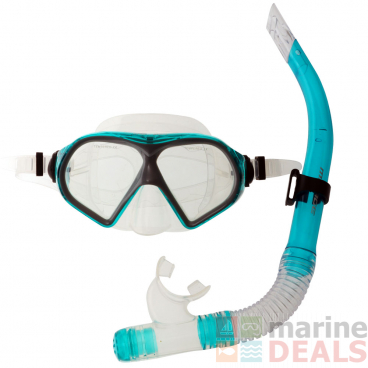Mirage Freedom Silicone Dive Mask and Snorkel Set Green