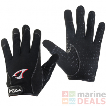 Jigging Master 3D Fishing Gloves Medium Black