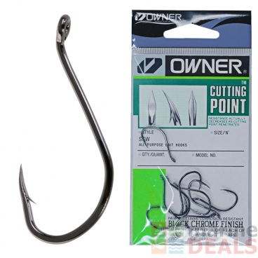 Owner SSW Cutting Point Octopus Bait Hooks 6/0 Qty 4