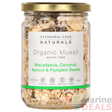 Cathedral Cove Naturals Lightly Toasted Organic Muesli 260g