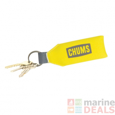 Chums Floating Neoprene Key Ring Yellow