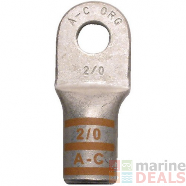 FTZ 1/0 GA Heavy Duty Copper Lug 3/8inch Stud