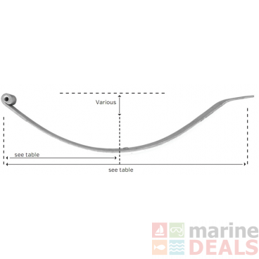 Trojan Taper Leaf Slipper Series Springs