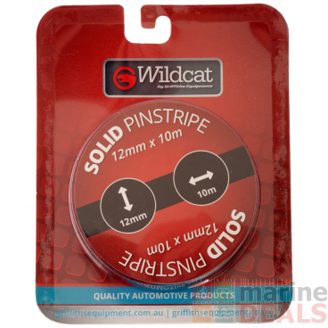 Wildcat Solid Pinstripe Tape 12mm x 10m