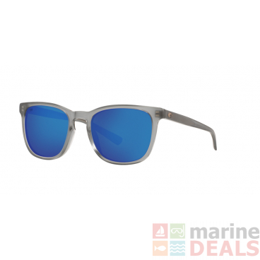 Costa Sullivan Blue Mirror 580G Polarized Sunglasses Matte Grey Crystal