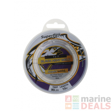 Superflex Superweld Wire Coated Leader 10m 90lb