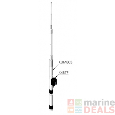 AC Antennas KUM803-1 Marine and Land Based HF/SSB Antenna
