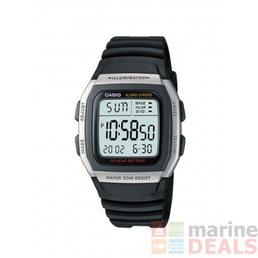 Casio W96H-1A Digital Watch Waterproof 50m