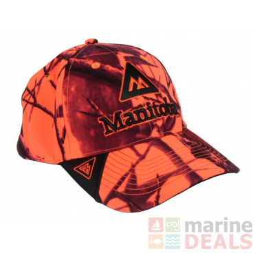 Manitoba Clothing Blaze Orange Camo Baseball Cap