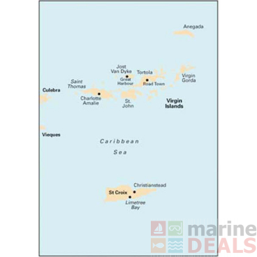 Imray Virgin Islands and St Croix Chart