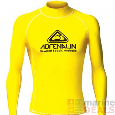 Adrenalin Hi-Vis Junior Short Sleeve Rash Vest Yellow 16