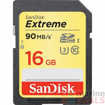 SanDisk Extreme SDHC UHS-I Memory Card 16GB