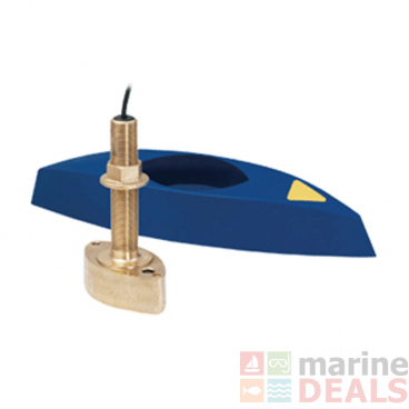 Airmar B45-DO-FISO 600W Thru-Hull Transducer Raymarine Spade Connector Depth Only