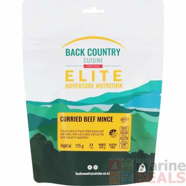 Back Country Cuisine Elite Freeze Dried Meal Curried Beef Mince 175g