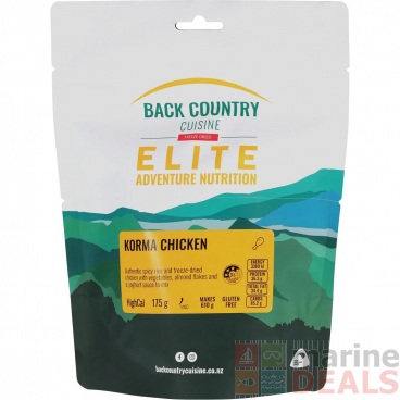 Back Country Cuisine Elite Freeze Dried Meal Korma Chicken 175g