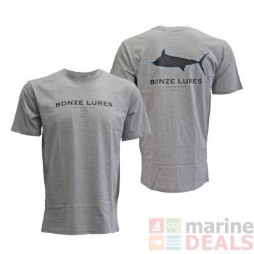 Bonze Marlin Mens T-Shirt Grey M