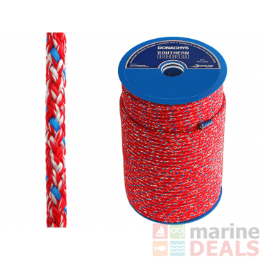 Donaghys Super Swift12 Dinghy Rope Red Mottle 6mm x 1m