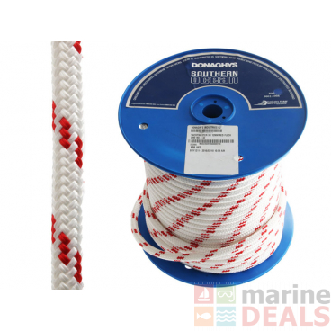Donaghys Yachmaster XS Rope 12mm Red Fleck 1m