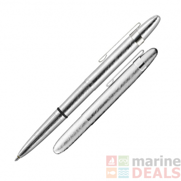 Fisher Bullet Space Pen with Clip Brushed Chrome