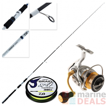 Daiwa Freams LT 4000-C Exceler Oceano Soft Bait Combo with Braid 7ft 6in 5-9kg 2pc
