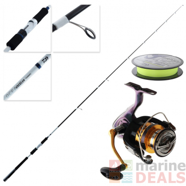 Daiwa Laguna LT 4000-CA Exceler Oceano Soft Bait Spin Combo with Braid 7ft 6in 5-9kg 2pc