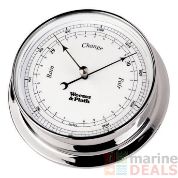 Weems & Plath Chrome Endurance 125 Barometer