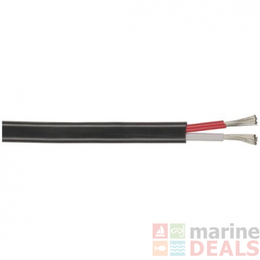 Connex Twin Core Tinned Wire Sheathed Cable 2 x 0.75mm Black