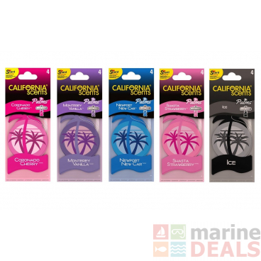 California Scents Palms Air Freshener Qty 4
