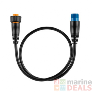 Garmin 8-Pin Transducer to 12-Pin Sounder Adapter Cable with XID